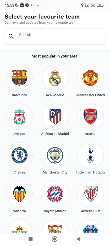 OneFootball Resultados Futebol Captura de tela 0