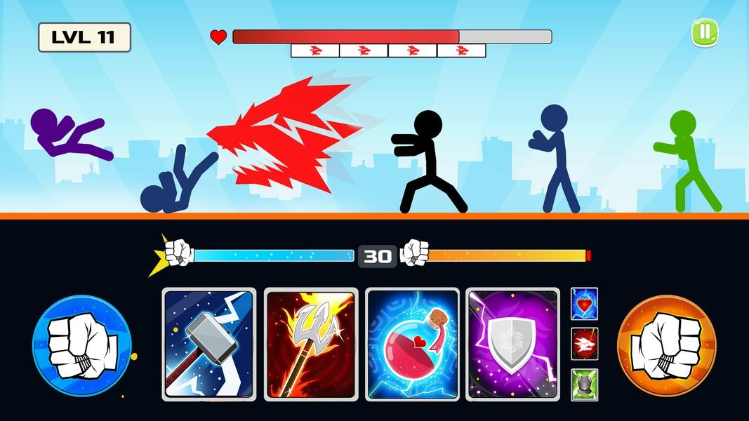 Stickman Fighter Mega Brawl 螢幕截圖 1
