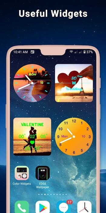 Widgets OS 17: Widgets Colorés Capture d'écran 2