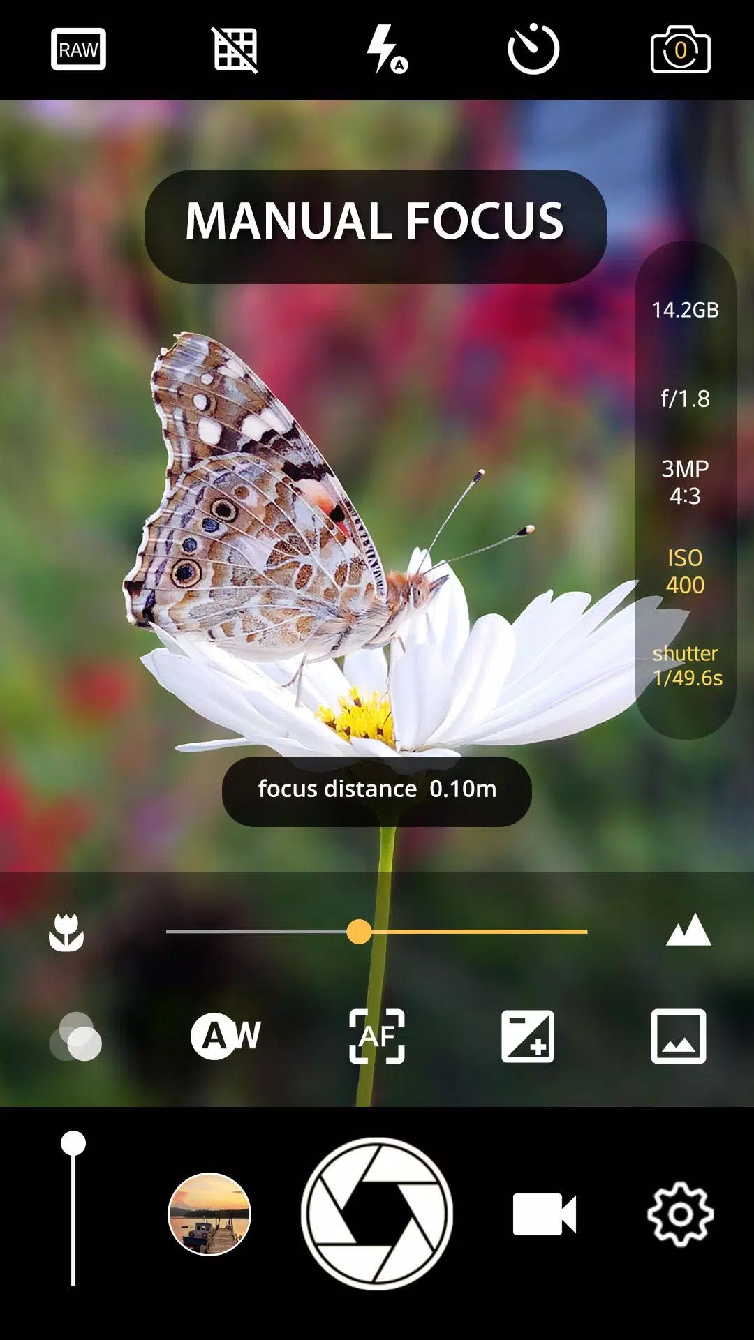 Caméra manuelle: DSLR Cam Pro Capture d'écran 1