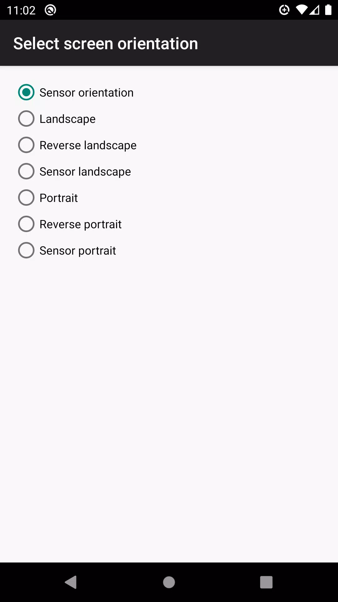 control screen rotation 螢幕截圖 3