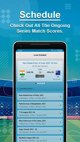 Live Cricket 螢幕截圖 0