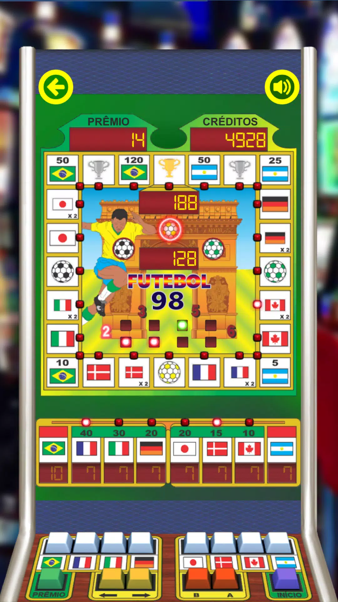 Football 98 Slot Machine 螢幕截圖 3