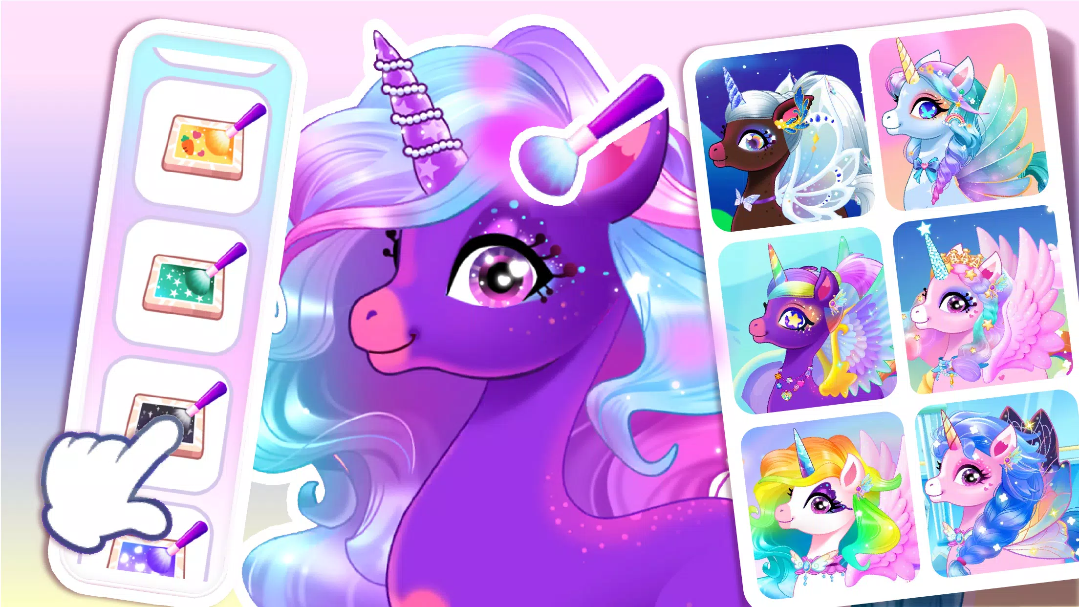Unicorn Dress up 螢幕截圖 1