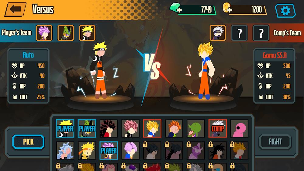 Stickman Dragon Fight - Super Capture d'écran 3
