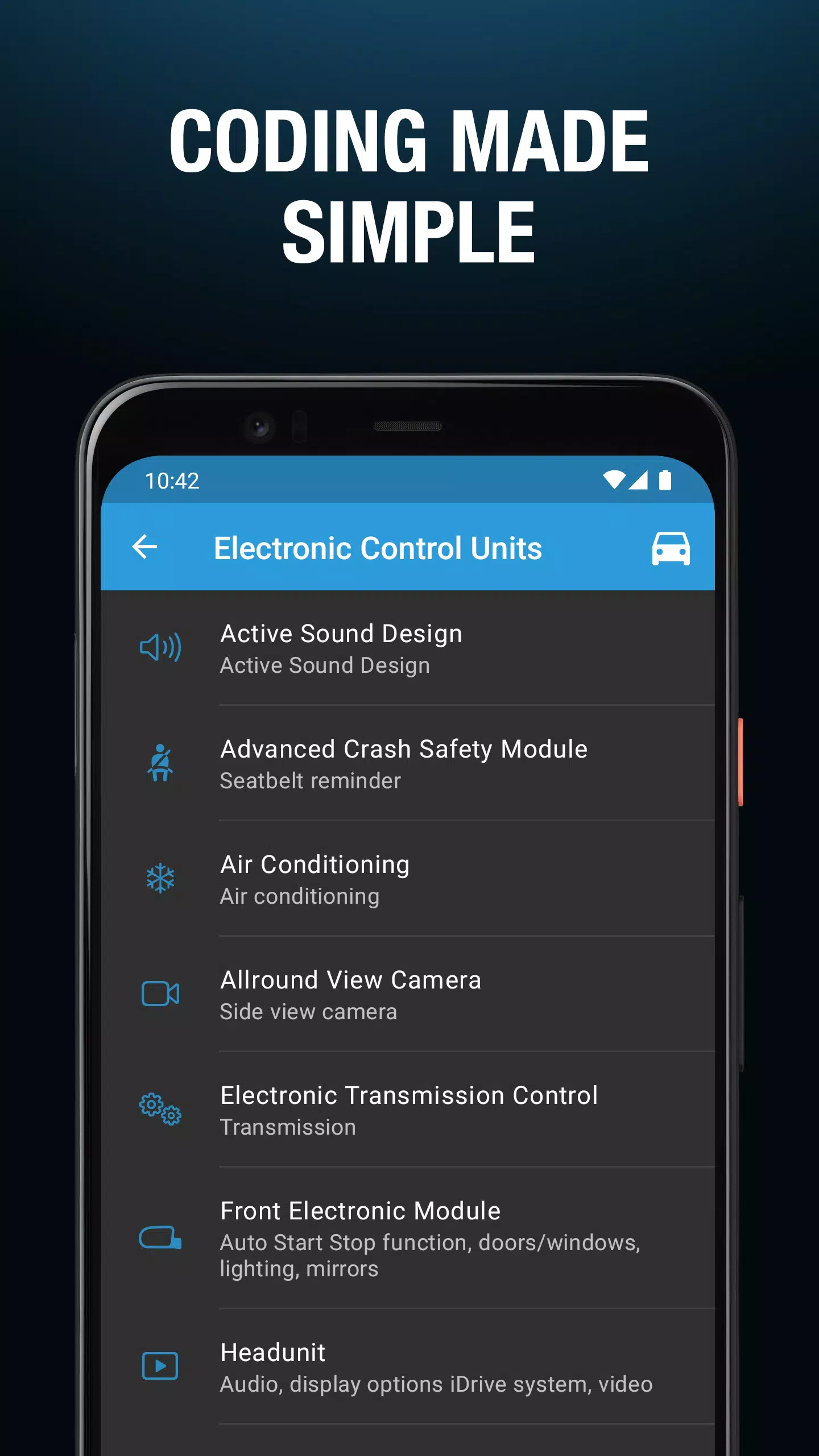 BimmerCode Capture d'écran 0