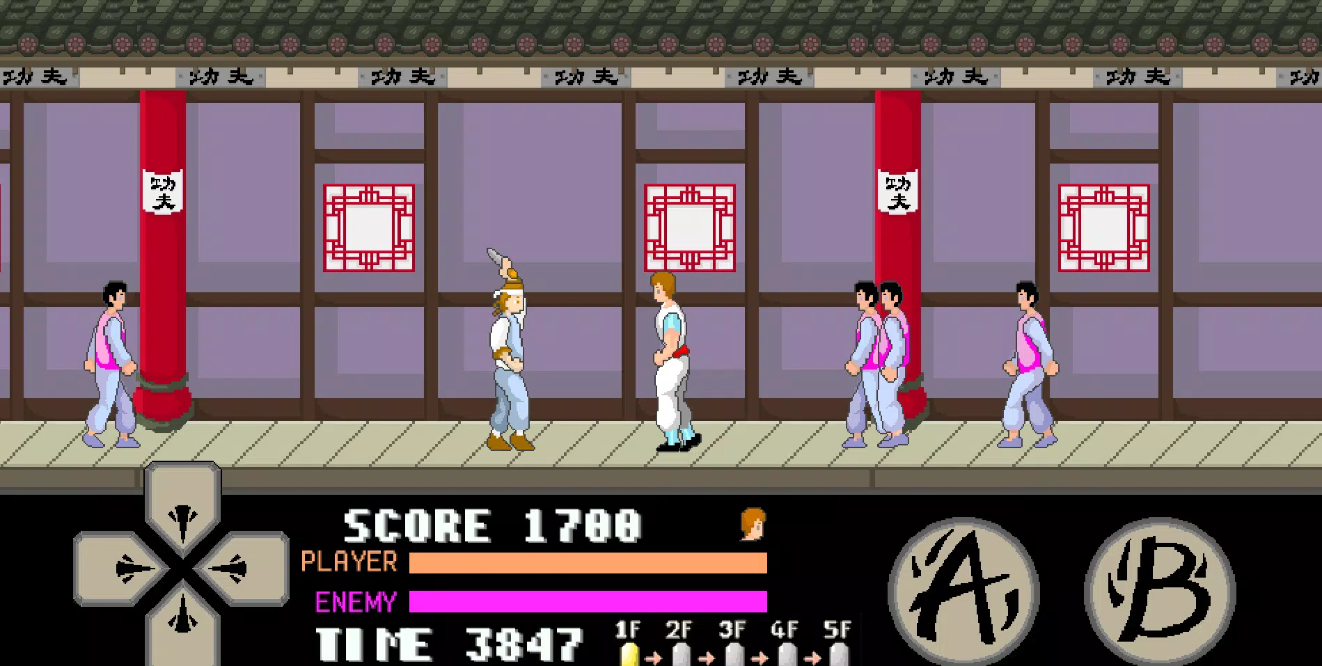 kung fu master arcade 螢幕截圖 0