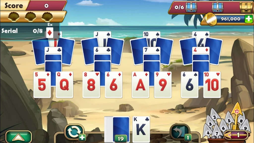Seagirt Solitaire 螢幕截圖 0