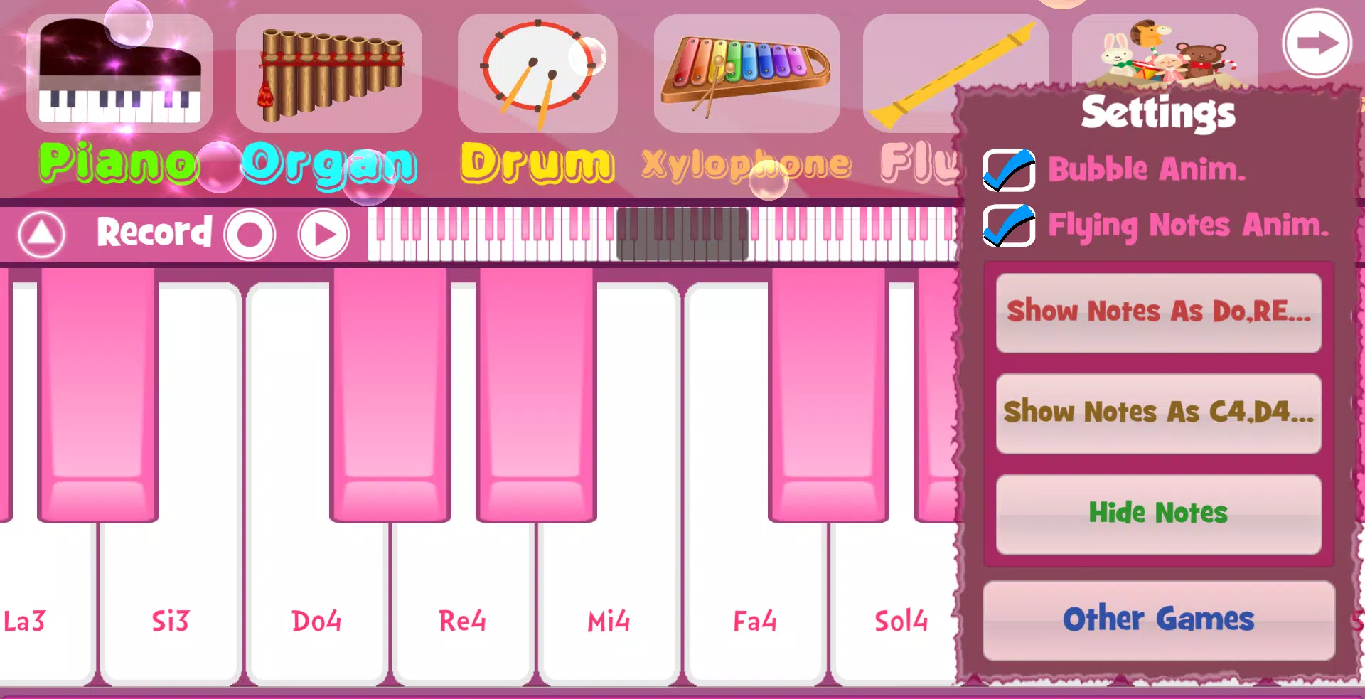 Pink Piano Capture d'écran 2