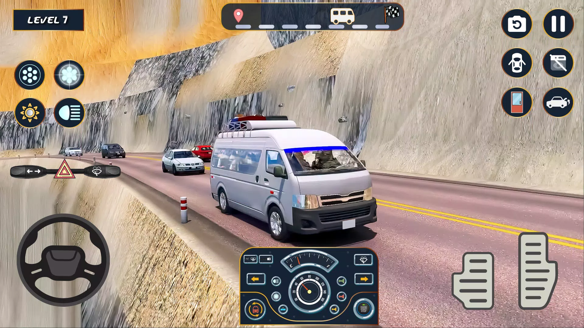 Van Simulator Dubai Van Games 螢幕截圖 1
