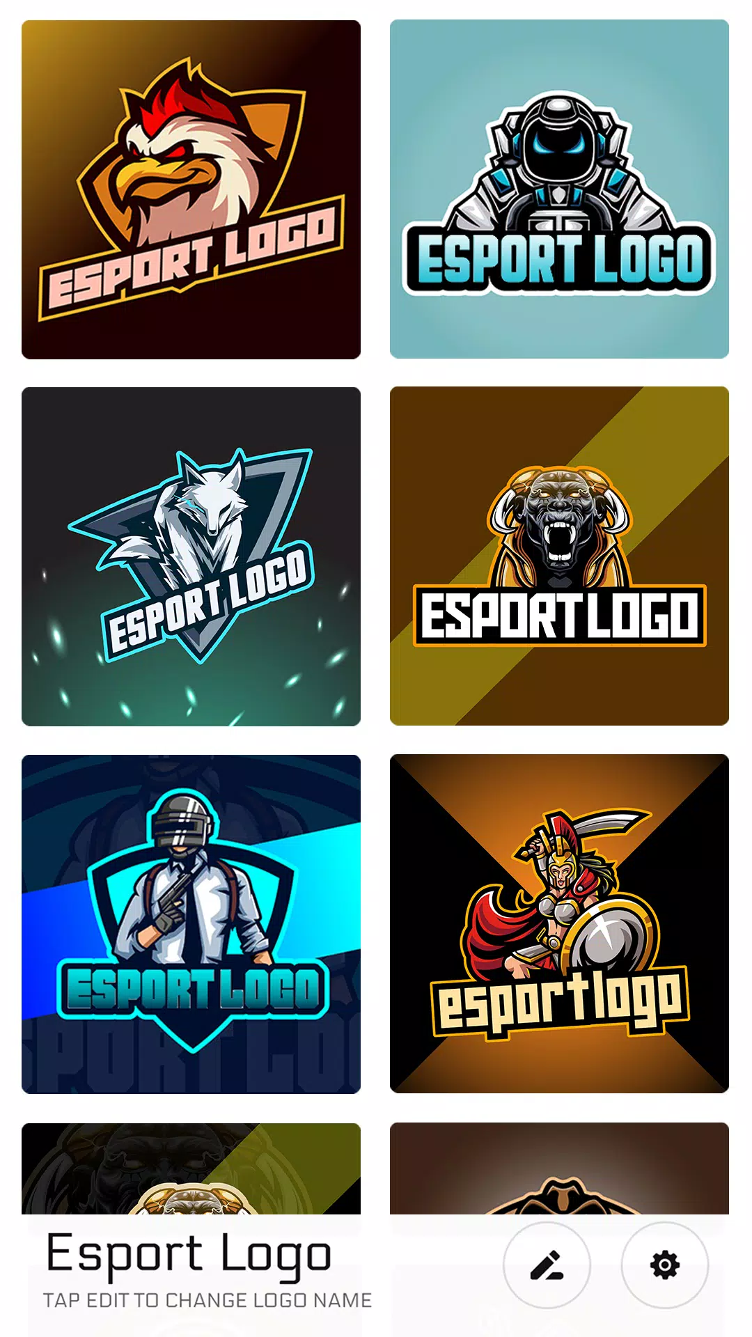 Esports Logo Gaming Logo Maker 螢幕截圖 1