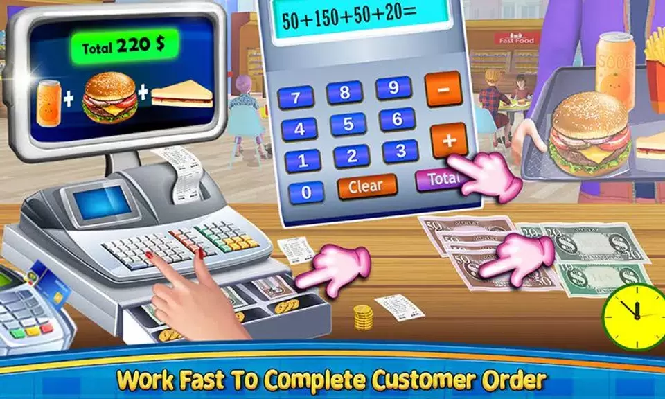 High School Cafe Cashier Games 螢幕截圖 2