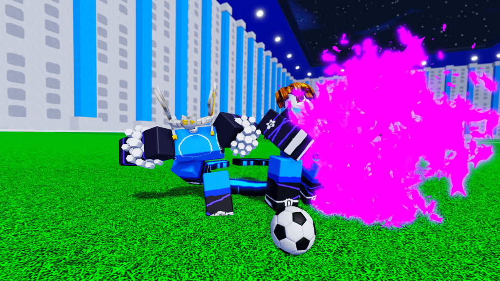 Un joueur rival Hitbox fait un déménagement spécial contre un autre joueur