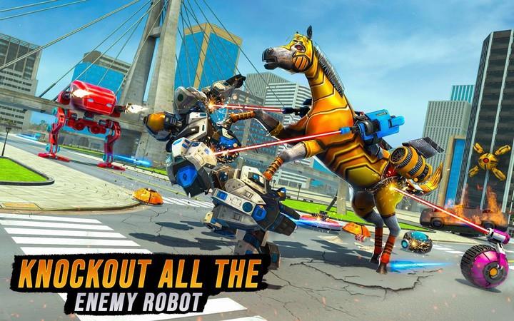 Horse Robot Transforming Game 螢幕截圖 1
