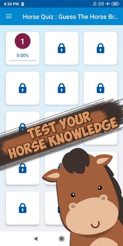 Guess the horse breed Capture d'écran 1