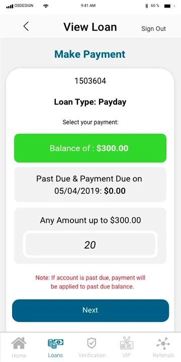 Net Pay Advance 螢幕截圖 2