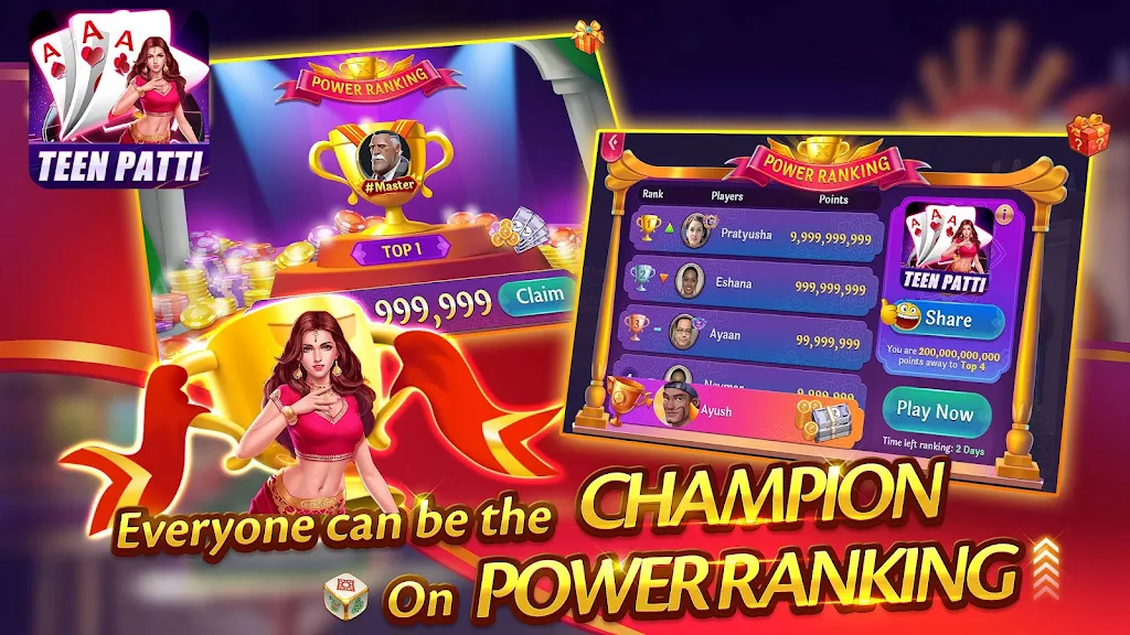 Teen Patti Indian 3 Patti Game Capture d'écran 0