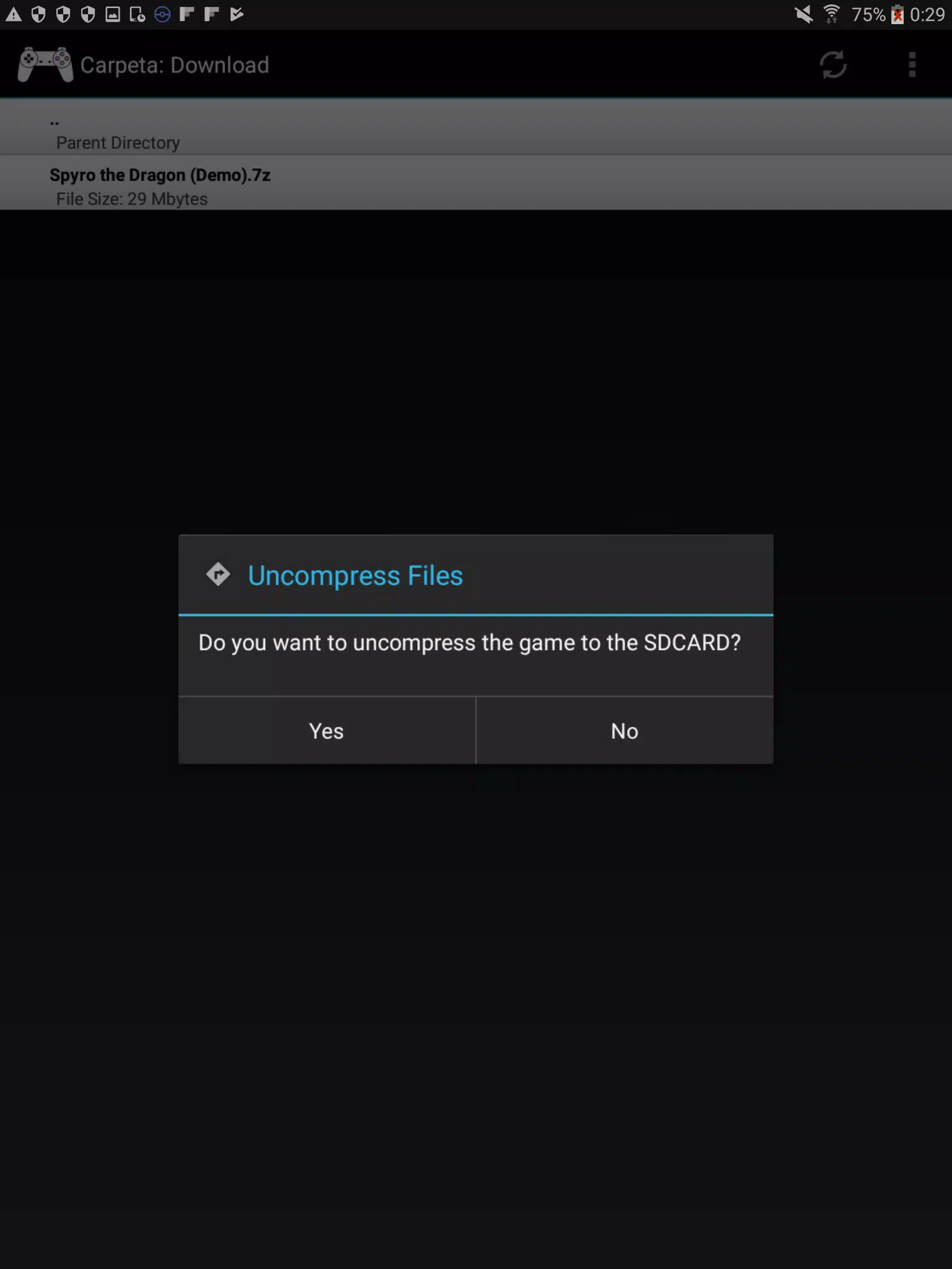 ePSXe sevenzip Plugin ဖန်သားပြင်ဓာတ်ပုံ 0
