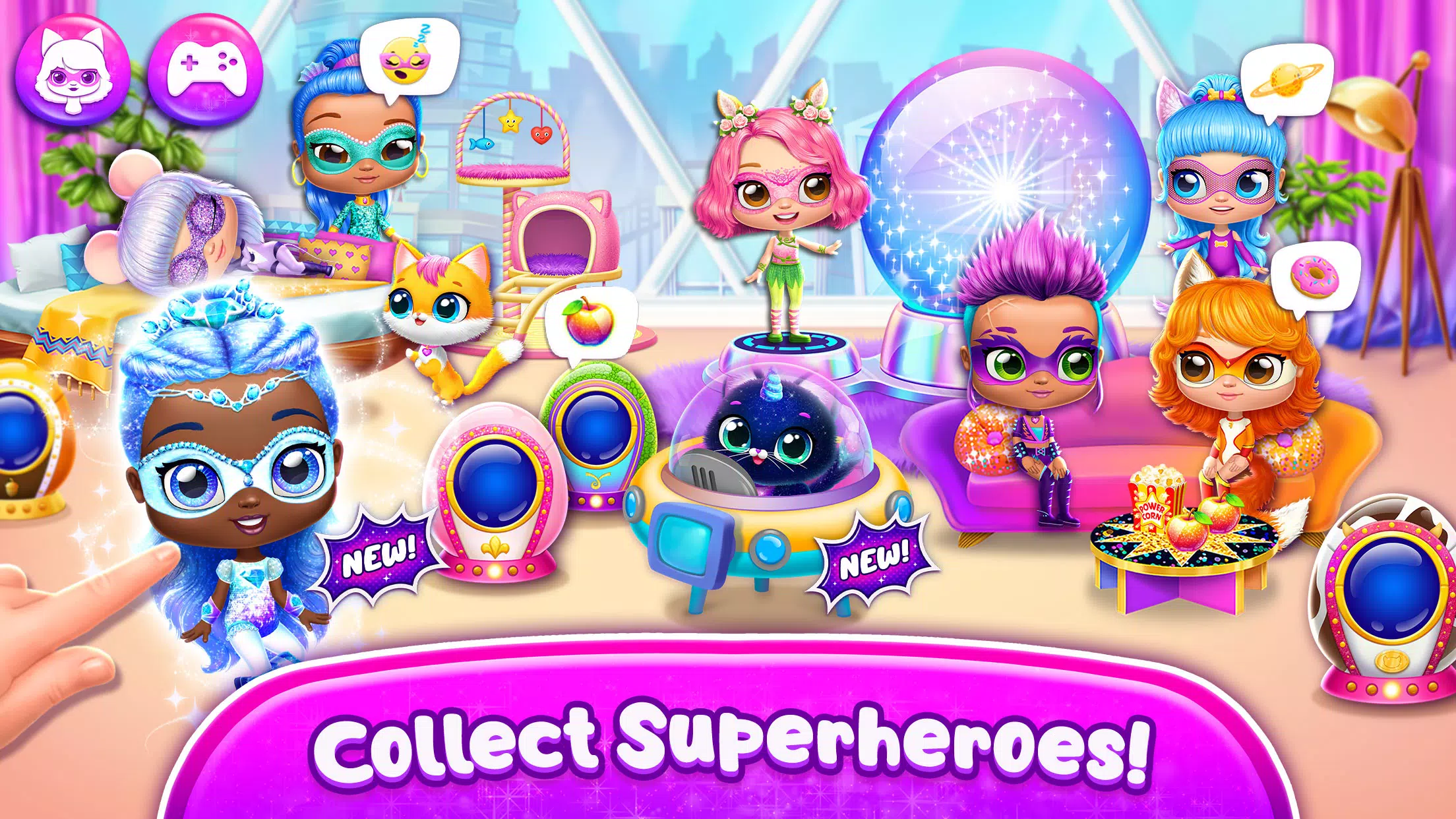 Power Girls - Fantastic Heroes স্ক্রিনশট 0