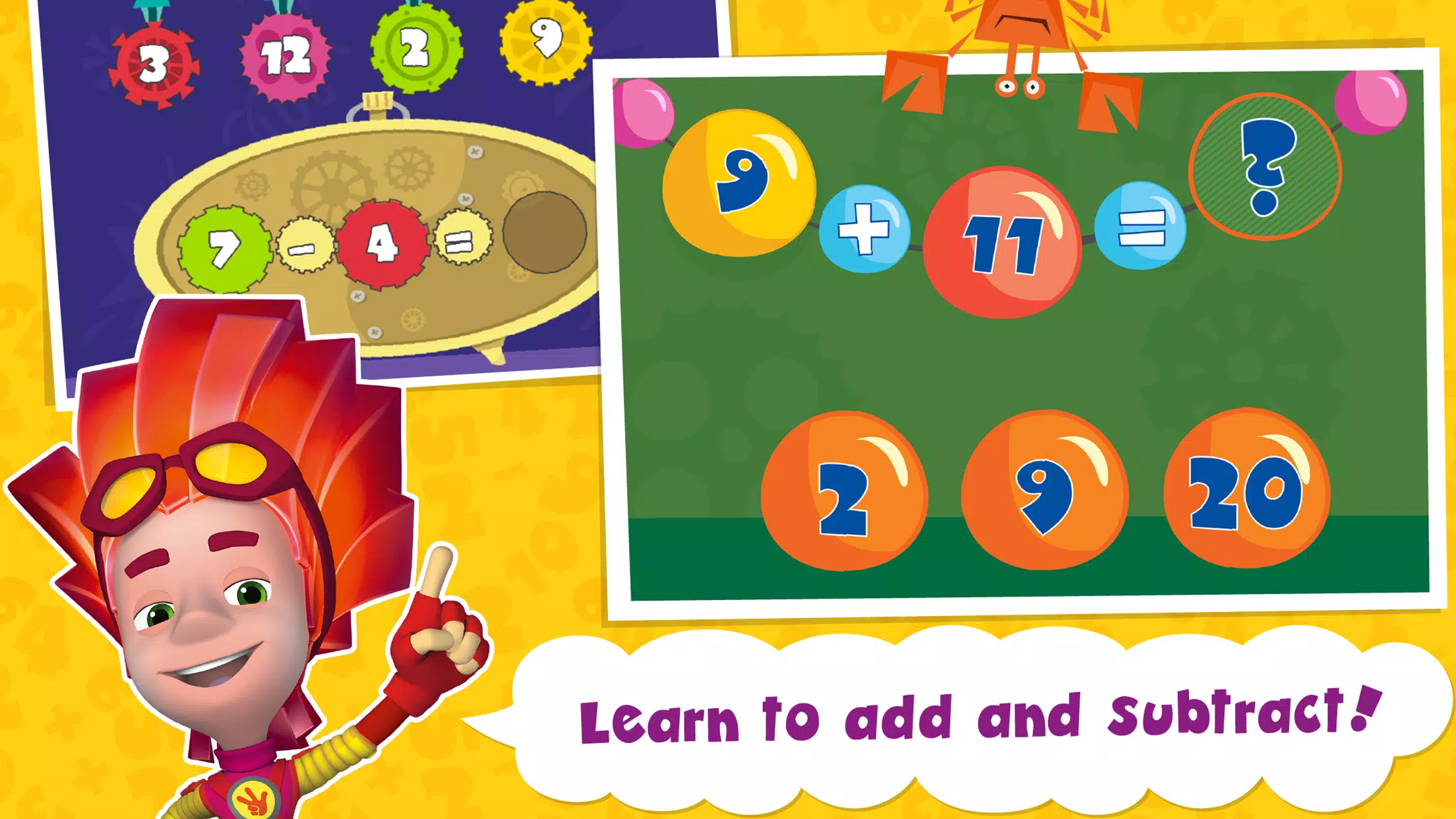 The Fixies Math Learning Games Ekran Görüntüsü 1