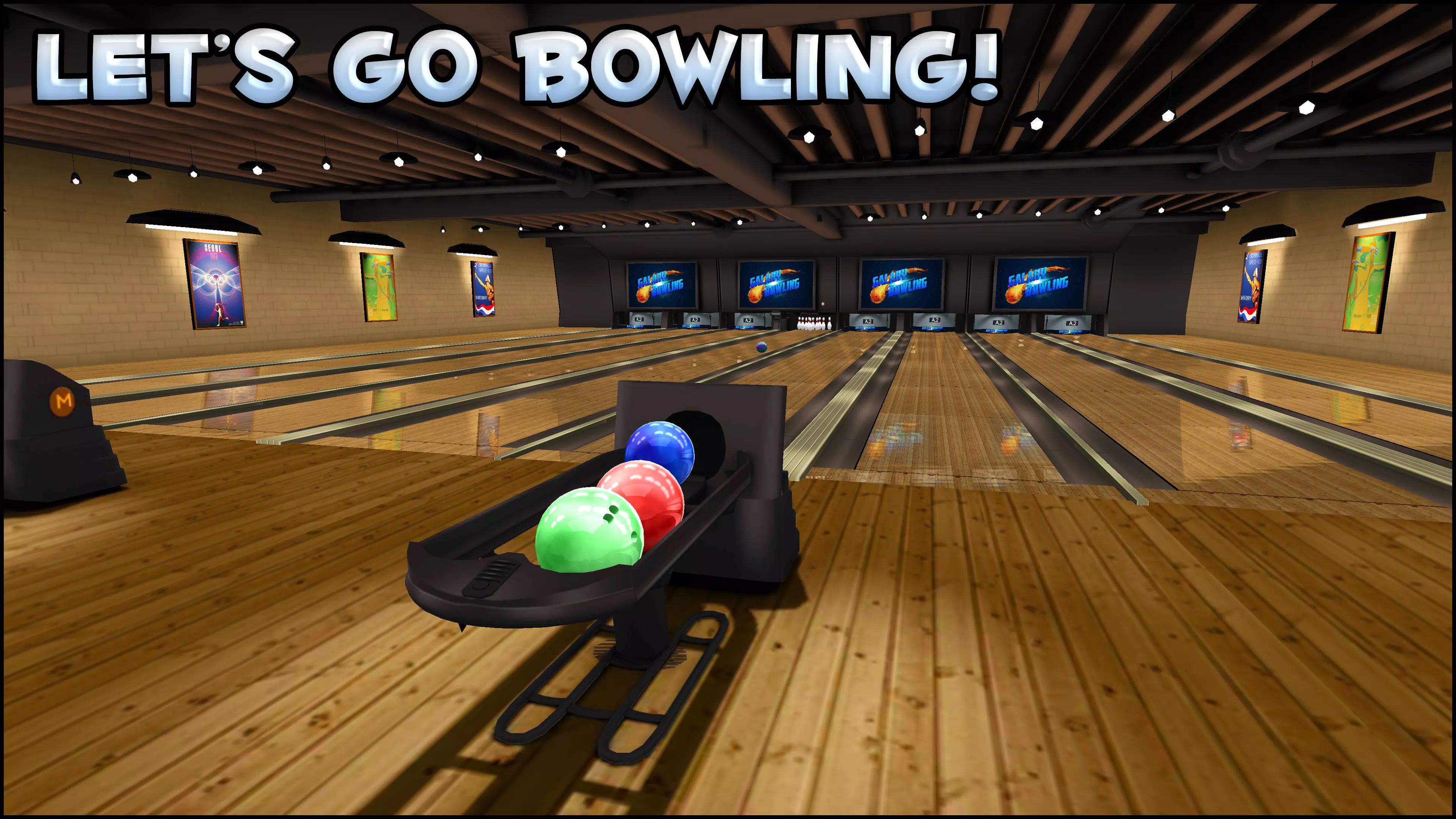 Galaxy Bowling 3D 螢幕截圖 0