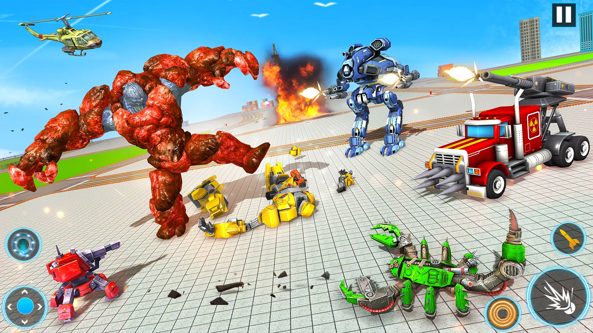 Snake Robot Game - Stone Robot Capture d'écran 2