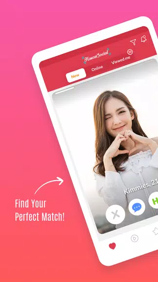 Korean Dating: Connect & Chat Schermafbeelding 0