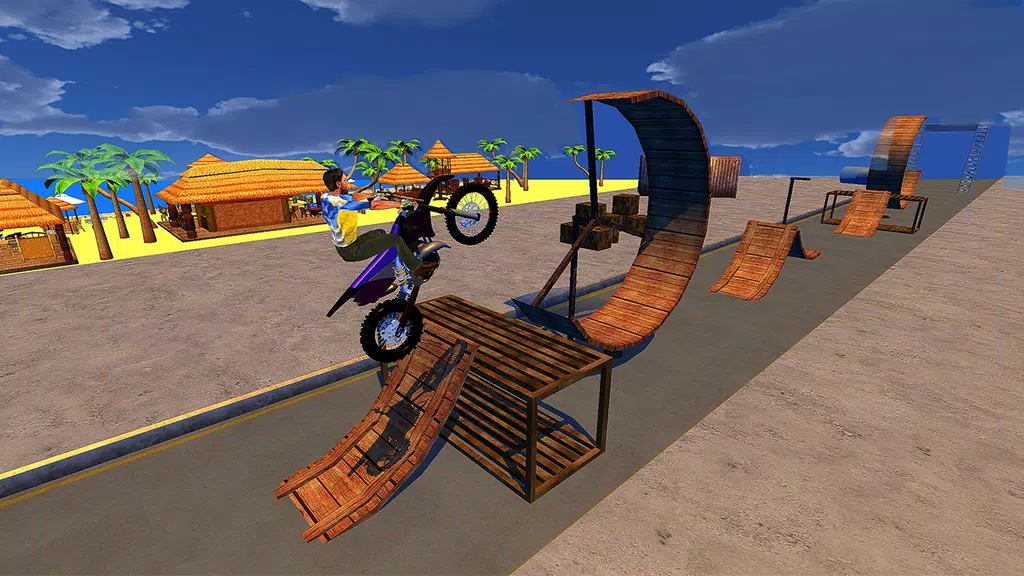 Schermata Racing Bike Stunts & Ramp Riding 1