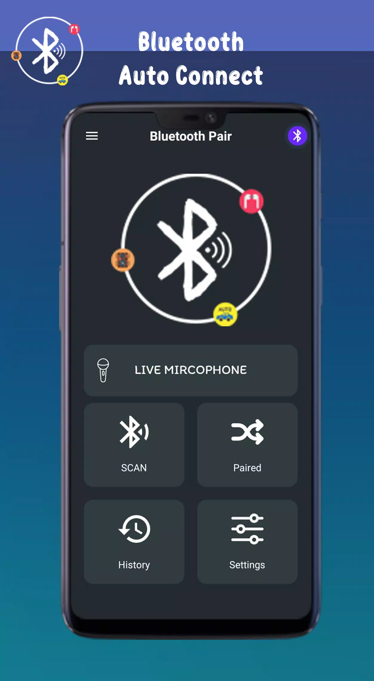 Connexion automatique Bluetoth Capture d'écran 1
