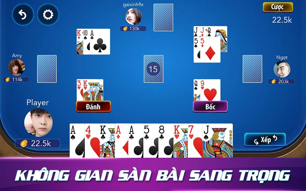 Phom - Phỏm - Ta La - Tá Lả - Offline 螢幕截圖 1