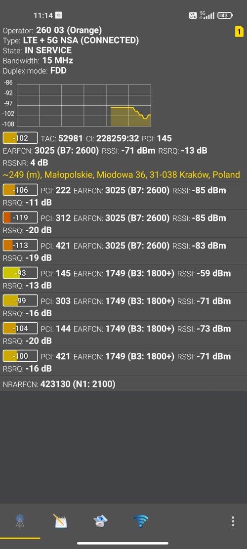 Netmonitor: Cell & WiFi Screenshot 0