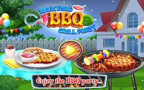 Backyard BBQ Grill Party 螢幕截圖 0