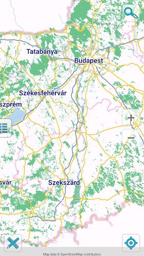 Map of Hungary offline 螢幕截圖 0