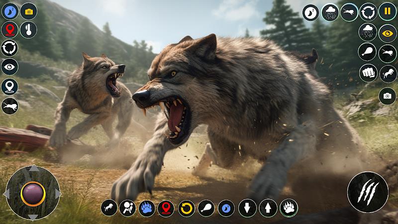 Wolf Simulator: Wild Wolf Game 螢幕截圖 3