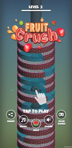 Stack Ball Fruit Crush Capture d'écran 0