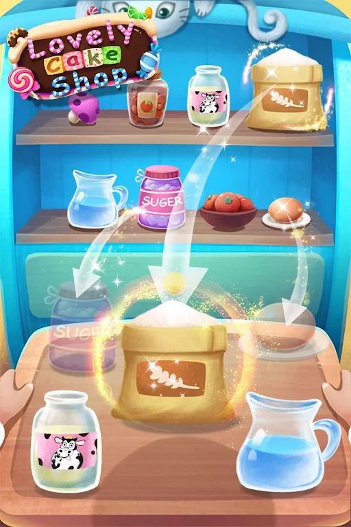 Lovely Cake Shop: Kids Game English 스크린샷 0