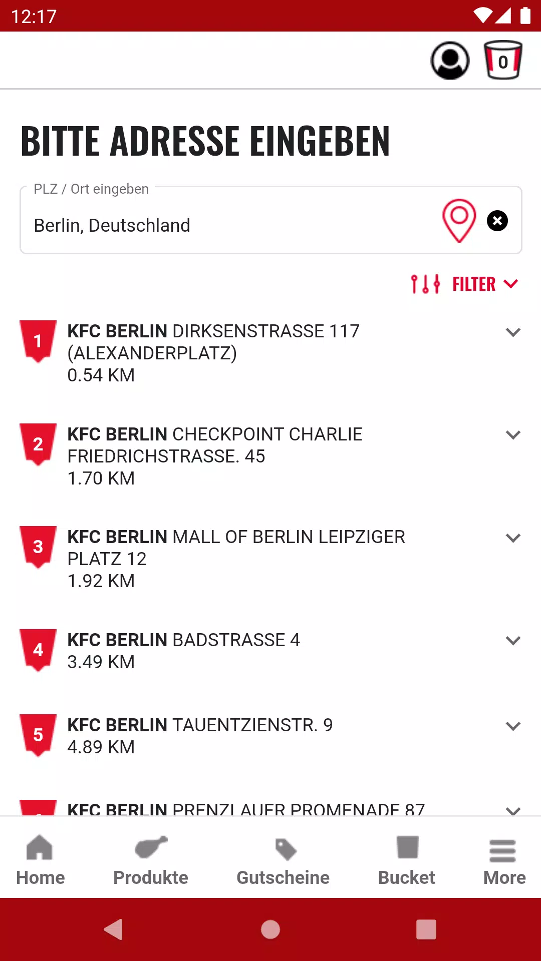 KFC Ekran Görüntüsü 3