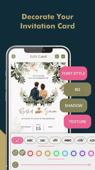 Engagement Card Maker & Design スクリーンショット 3