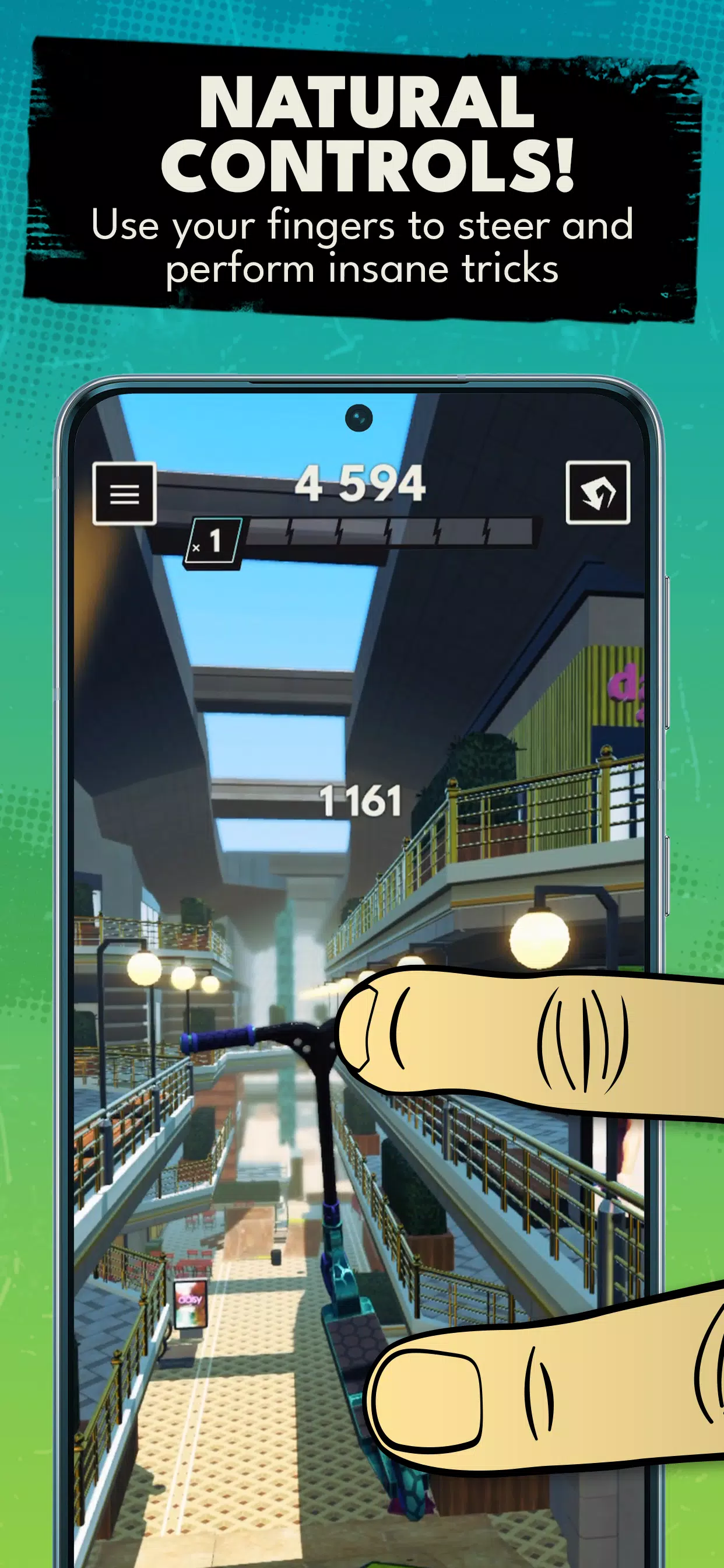 Touchgrind Scooter 스크린샷 2