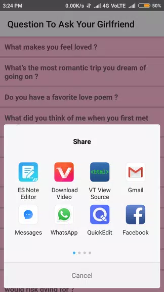 Questions To Ask Your Girlfrie 스크린샷 1