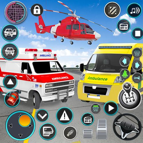 Heli Ambulance Simulator Game 螢幕截圖 0