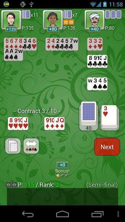 Contract / Shanghai Rummy Free Ekran Görüntüsü 0