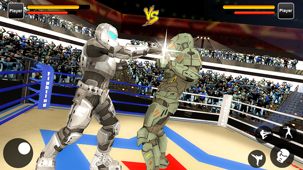 Robot Ring Fighting Real Robot VS Superhero Robot Скриншот 0