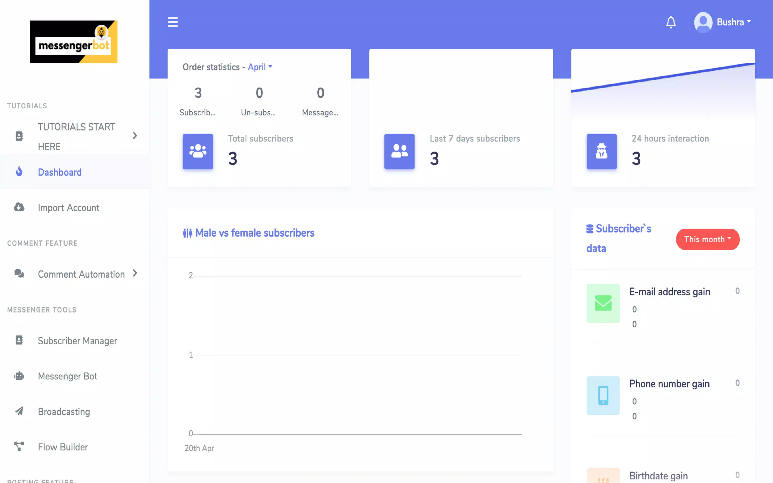 Messenger Bot Screenshot 0