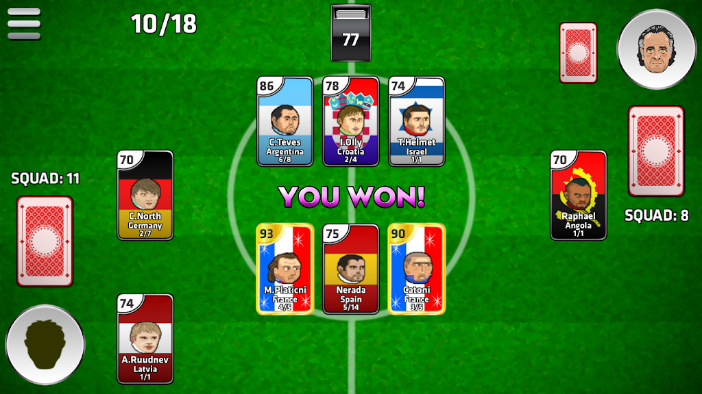 Head Soccer Cards Capture d'écran 3