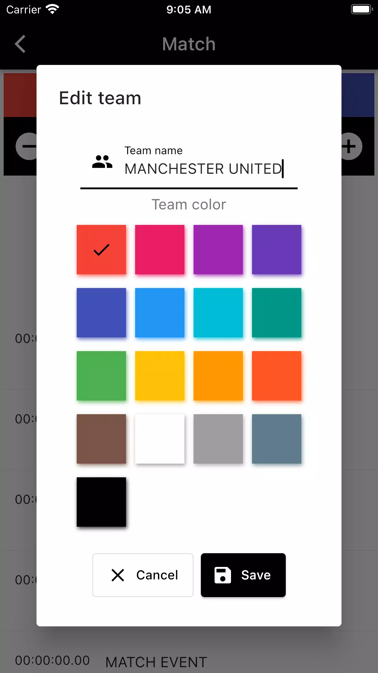 Match Scoreboard Скриншот 3