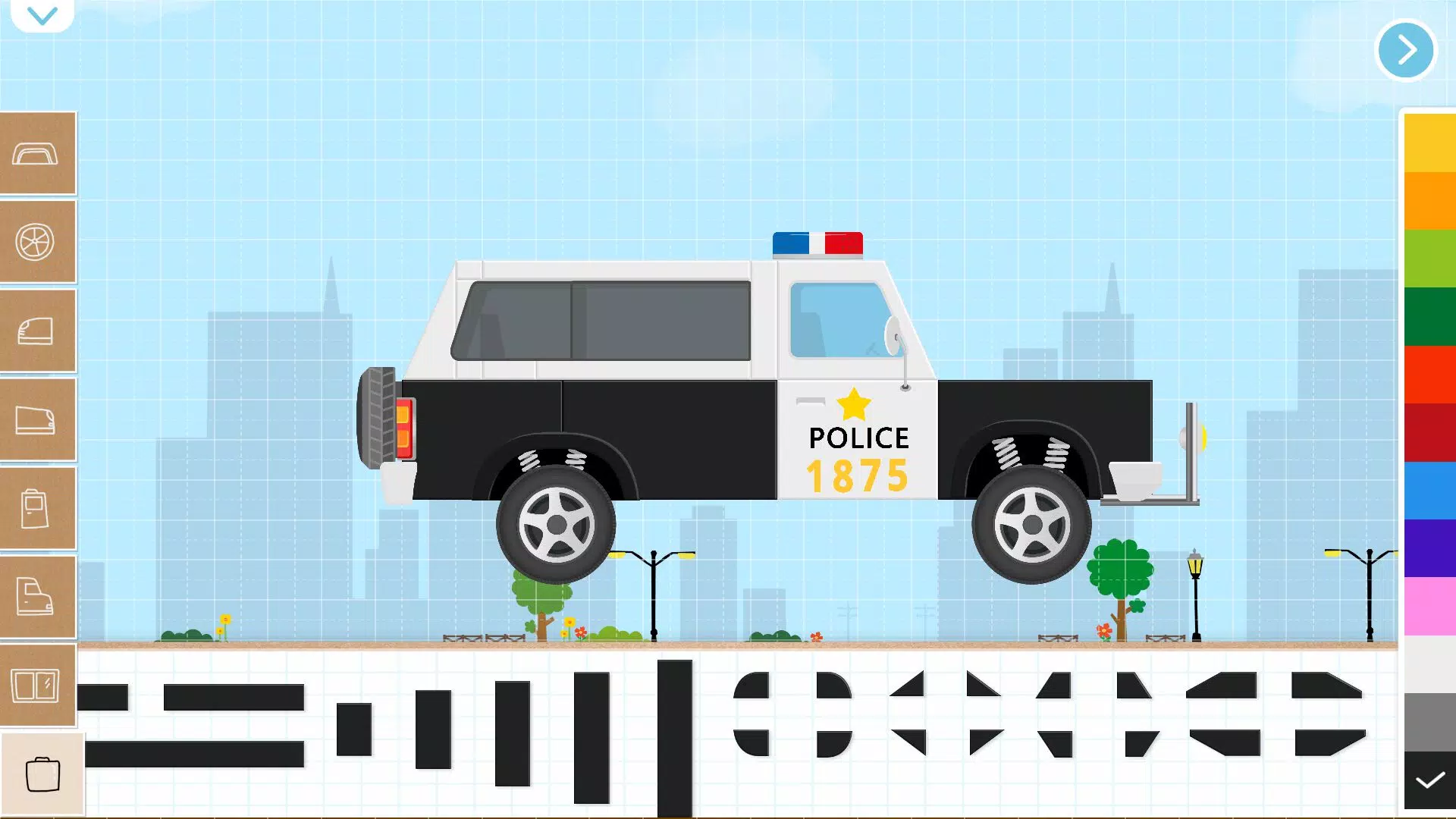 Labo積木汽車2兒童賽車遊戲-創造卡車警車消防車的兒童遊戲 螢幕截圖 2