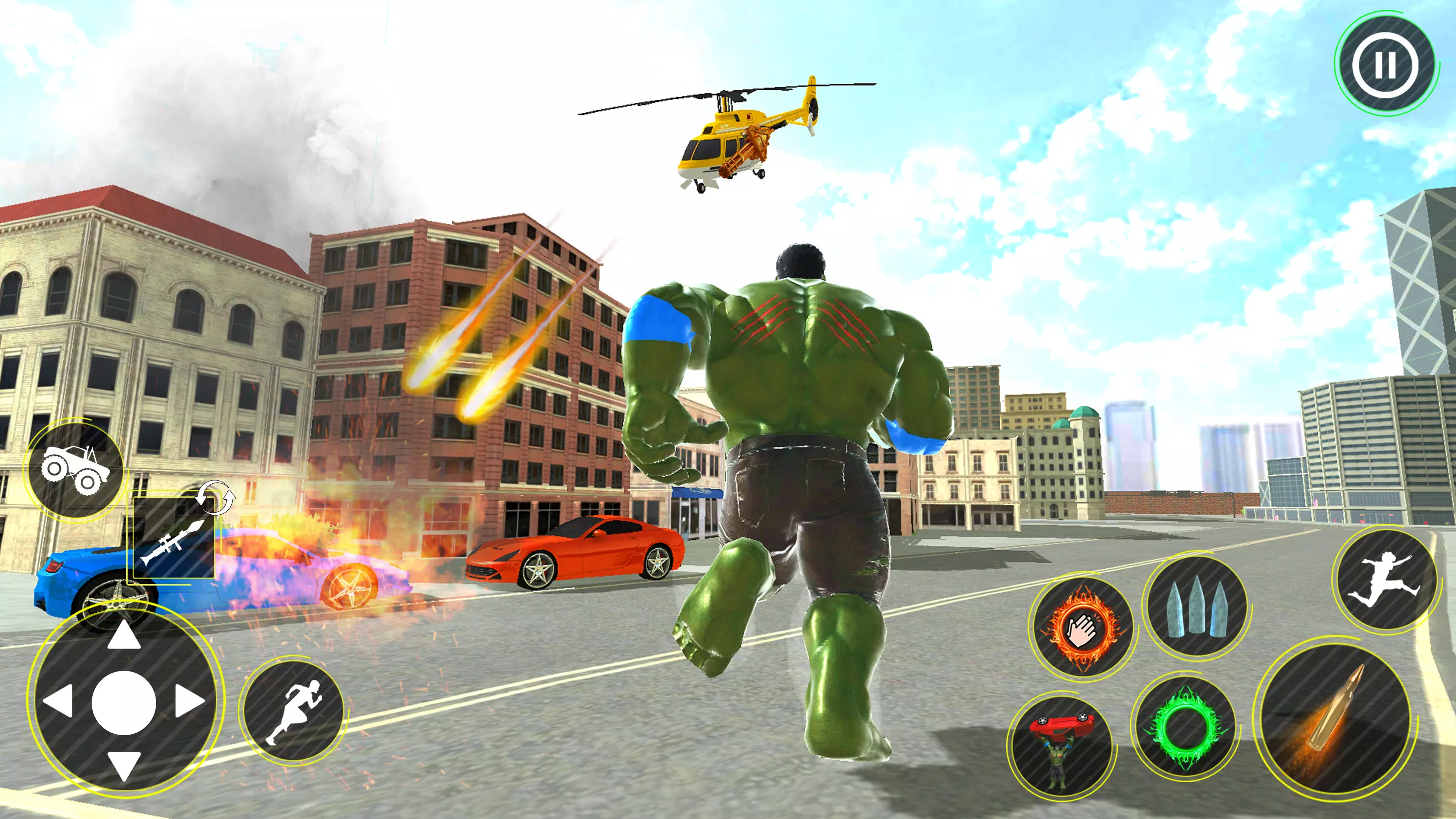 Incredible Monster Hero 3D War Capture d'écran 0