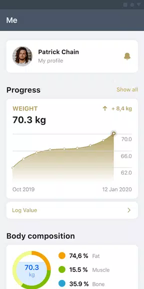 MyPersonalTrainer - FitnessApp 螢幕截圖 2