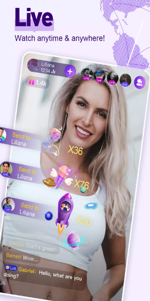 Chamet - Live Video Chat&Meet スクリーンショット 0